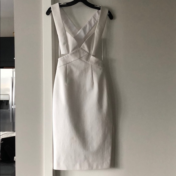 NICHOLAS Dresses & Skirts - New Nicholas white cross bodice midi dress